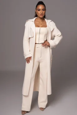 Ivory Maxinne Knit Coat*JLUXLABEL Online