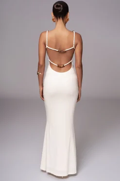 Ivory Nautical Escape Maxi Dress*JLUXLABEL Hot