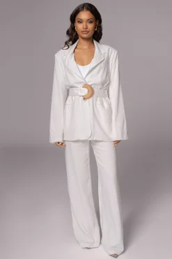 Ivory Ocean Breeze Linen Blazer*JLUXLABEL New