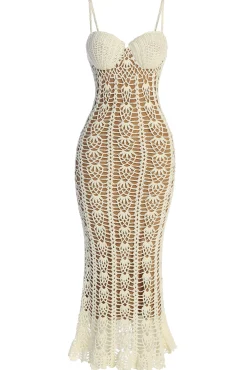 Ivory Odyssey Maxi Dress*JLUXLABEL Clearance
