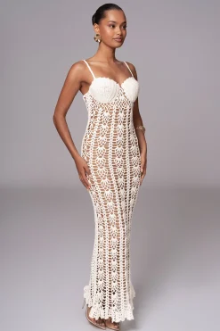 Ivory Odyssey Maxi Dress*JLUXLABEL Clearance