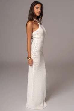 Ivory Overseas Halter Maxi Dress*JLUXLABEL Sale