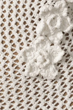 Ivory Paradise Crochet Maxi Dress*JLUXLABEL Clearance