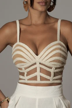 Ivory Serenity Bay Top*JLUXLABEL Discount