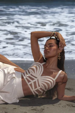 Ivory Serenity Bay Top*JLUXLABEL Discount