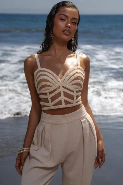 Ivory Serenity Bay Top*JLUXLABEL Discount