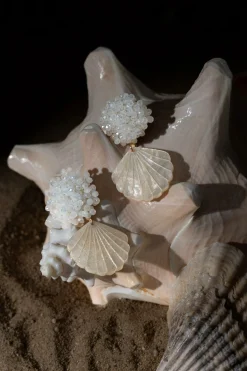 Ivory Seven Seas Dangle Earrings*JLUXLABEL Best