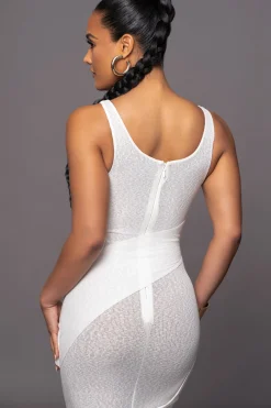 Ivory Shift Of Feelings Midi Dress*JLUXLABEL Online