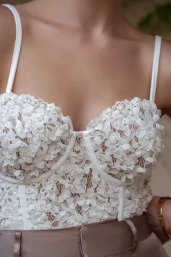 Ivory Yours Truly Lace Corset*JLUXLABEL Outlet