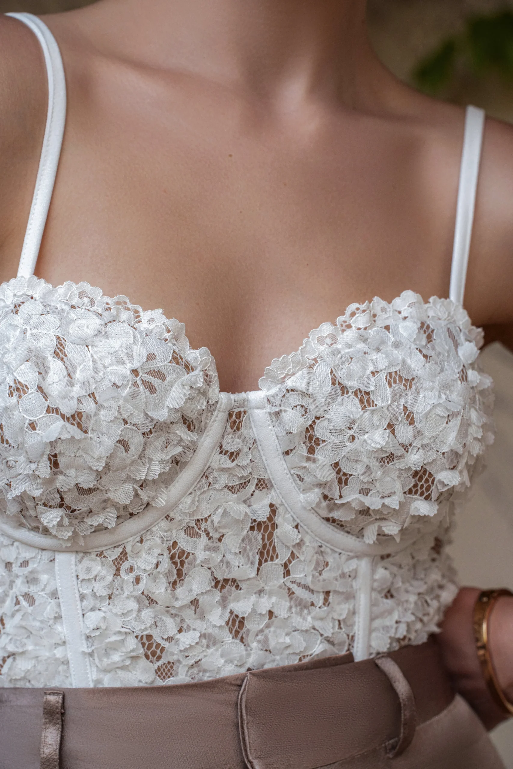 Ivory Yours Truly Lace Corset*JLUXLABEL Outlet