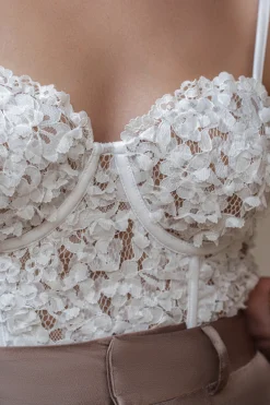 Ivory Yours Truly Lace Corset*JLUXLABEL Outlet