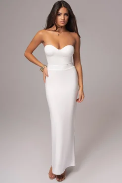 Ivory/Beige Everyday Reversible Skirt*JLUXLABEL Clearance