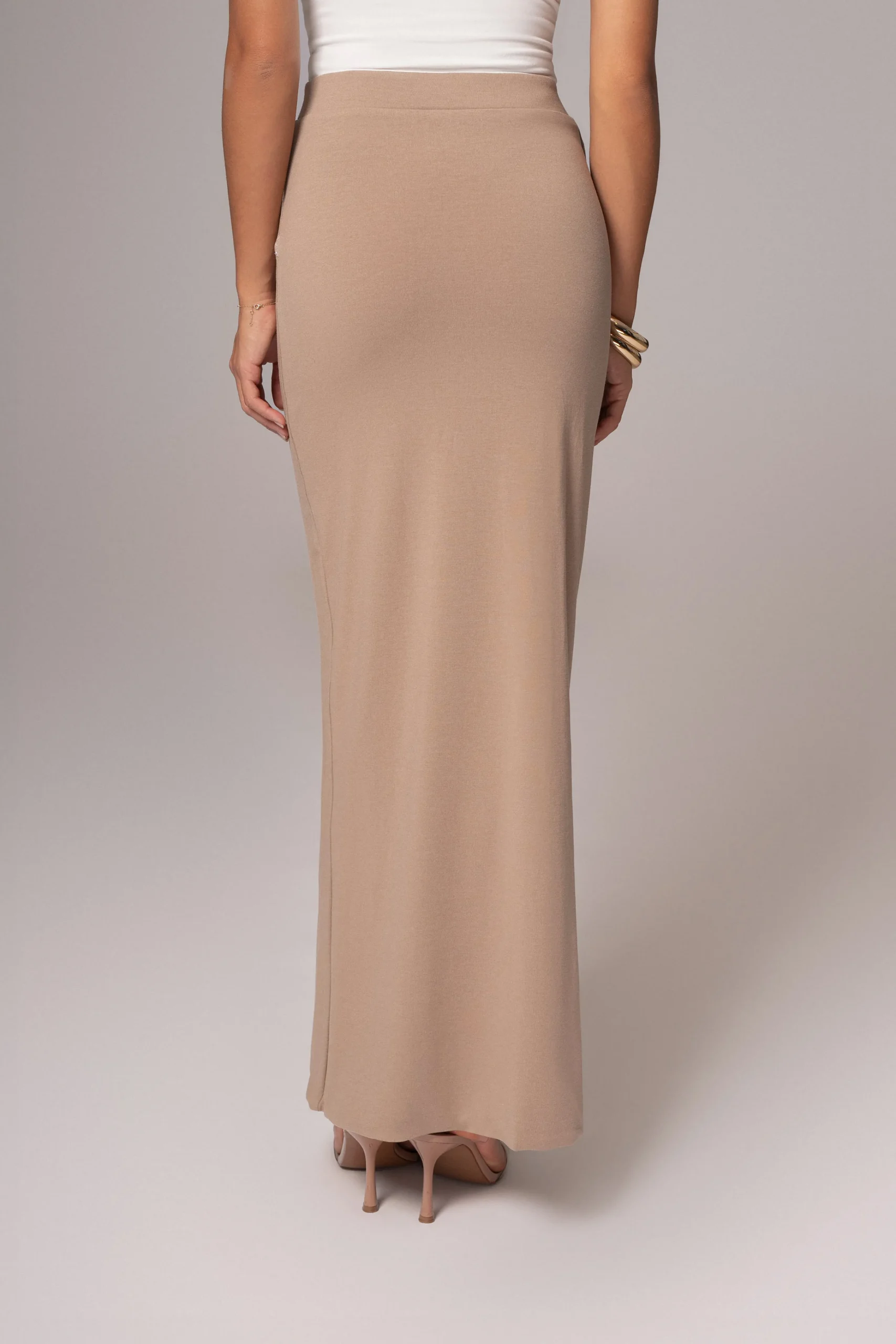 Ivory/Beige Everyday Reversible Skirt*JLUXLABEL Clearance