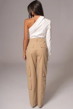 Khaki Double Take Cargo Pants*JLUXLABEL Fashion