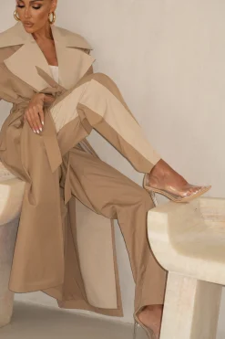 Khaki Shona Oversized Coat*JLUXLABEL Sale