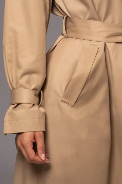 Khaki Shona Oversized Coat*JLUXLABEL Sale