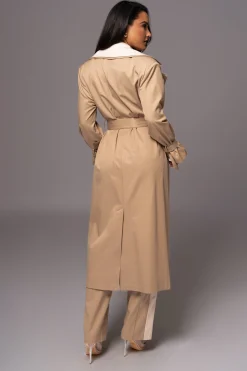 Khaki Shona Oversized Coat*JLUXLABEL Sale