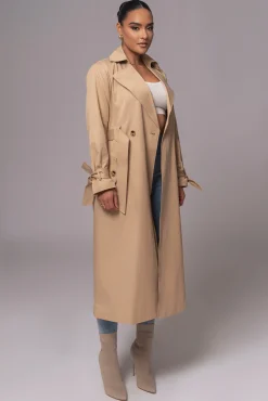 Khaki The Classic Trench Coat*JLUXLABEL Clearance