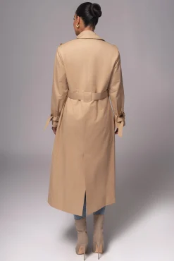 Khaki The Classic Trench Coat*JLUXLABEL Clearance