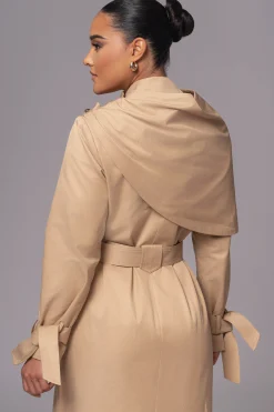 Khaki The Classic Trench Coat*JLUXLABEL Clearance