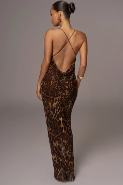 Leopard Print Sierra Maxi Dress*JLUXLABEL Sale