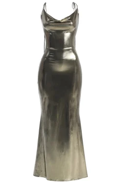 Light Gold Heart of Gold Maxi Dress*JLUXLABEL Fashion