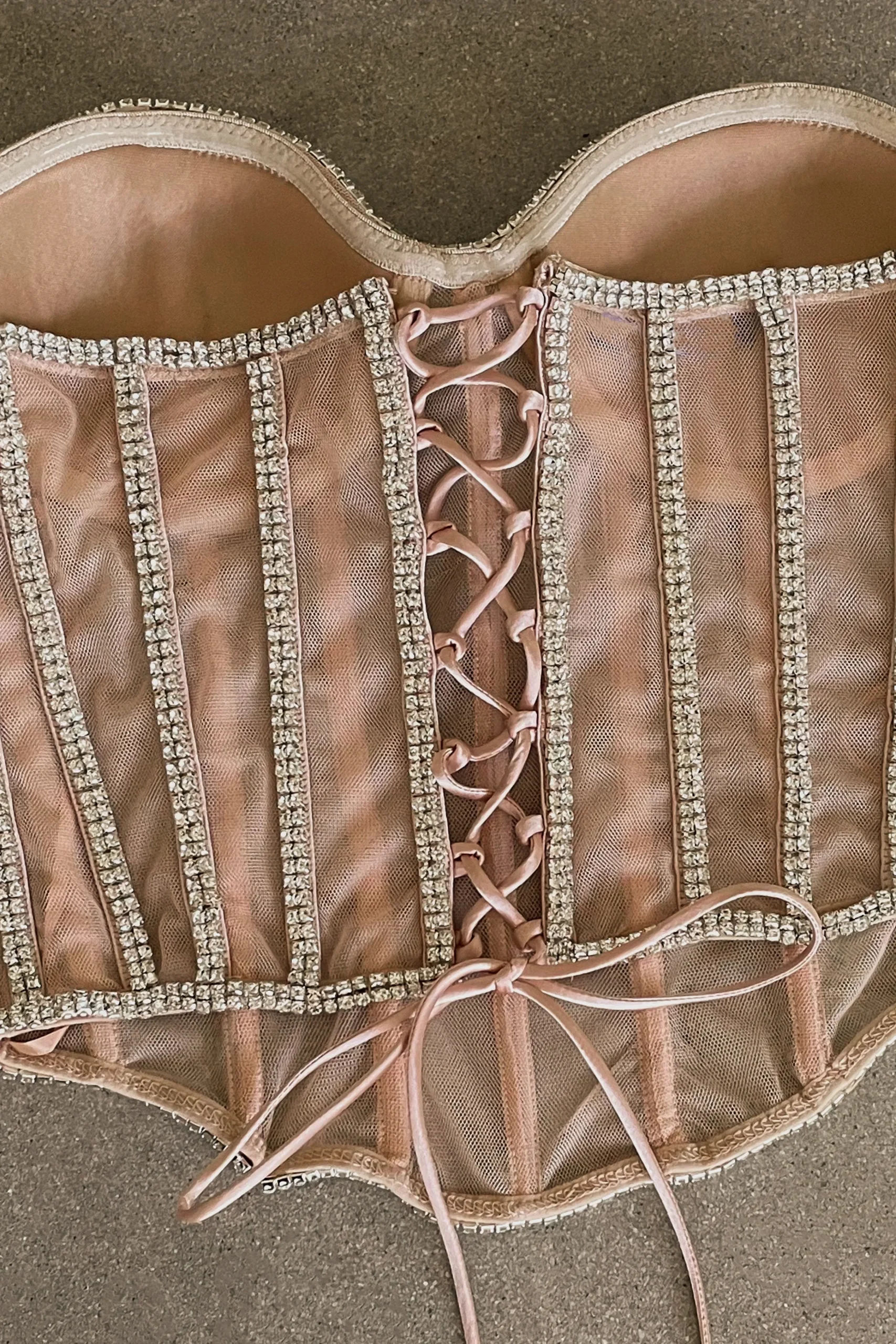 Light Limited Edition Rhinestone Crystal Corset*JLUXLABEL Discount