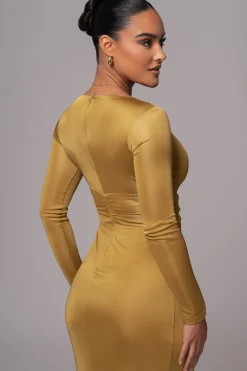 Lime Soiree Cutout Maxi Dress*JLUXLABEL Outlet