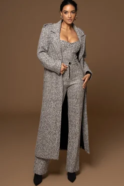 Lt. Grey Stay Sharp Tweed Trouser*JLUXLABEL New