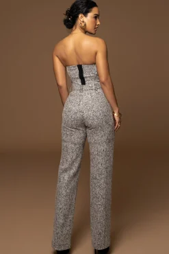 Lt. Grey Stay Sharp Tweed Trouser*JLUXLABEL New