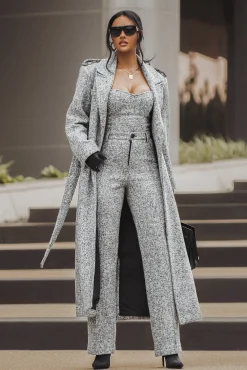 Lt. Grey Stay Sharp Tweed Trouser*JLUXLABEL New