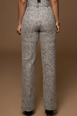 Lt. Grey Stay Sharp Tweed Trouser*JLUXLABEL New