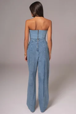 Medium Wash  Fenix Reversible Denim Corset*JLUXLABEL Fashion