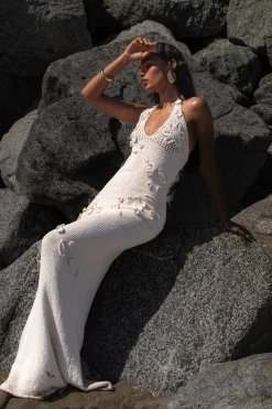 Milk Seaside Halter Maxi Dress*JLUXLABEL Best