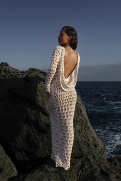 Milk Serene Wonders Crochet Dress*JLUXLABEL Sale