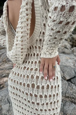 Milk Serene Wonders Crochet Dress*JLUXLABEL Sale