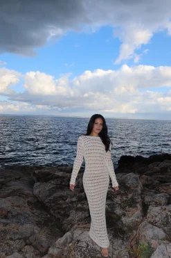 Milk Serene Wonders Crochet Dress*JLUXLABEL Sale