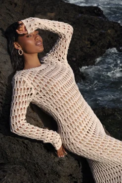 Milk Serene Wonders Crochet Dress*JLUXLABEL Sale