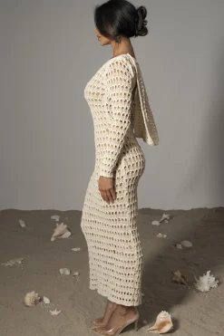 Milk Serene Wonders Crochet Dress*JLUXLABEL Sale