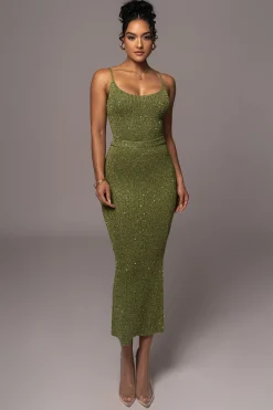 Moss Palace Sequin Skirt Set*JLUXLABEL Discount