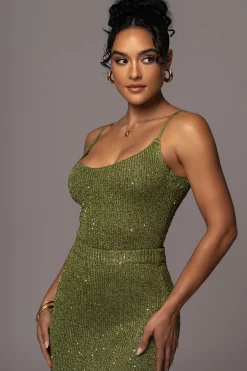 Moss Palace Sequin Skirt Set*JLUXLABEL Discount