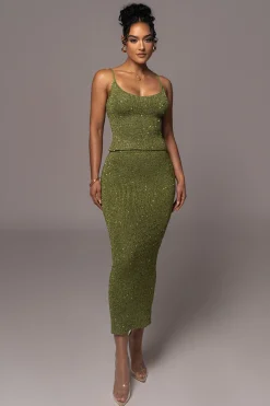 Moss Palace Sequin Skirt Set*JLUXLABEL Discount