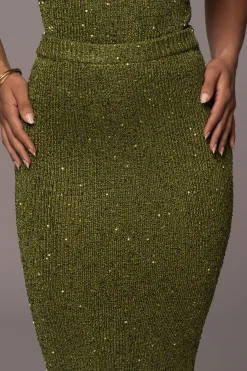 Moss Palace Sequin Skirt Set*JLUXLABEL Discount