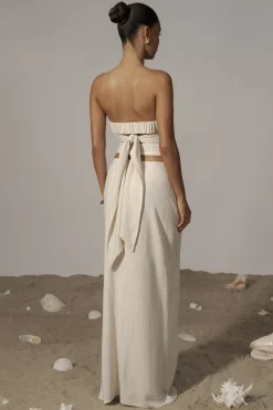 Natural Arielle Bustier Top*JLUXLABEL New