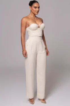 Natural Arielle Bustier Top*JLUXLABEL New