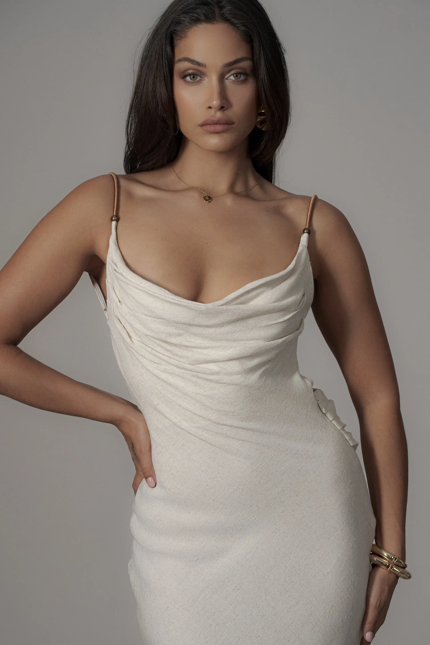 Natural Getaway Linen Maxi Dress*JLUXLABEL Sale