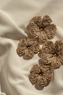 Natural Lotus Dangle Earrings*JLUXLABEL Fashion