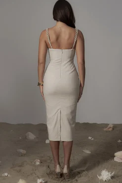 Natural Secret Hideout Linen Dress*JLUXLABEL Discount