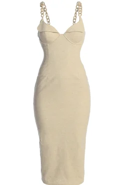 Natural Secret Hideout Linen Dress*JLUXLABEL Discount