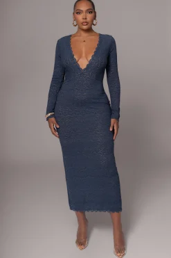 Navy Reunited Maxi Dress*JLUXLABEL Outlet